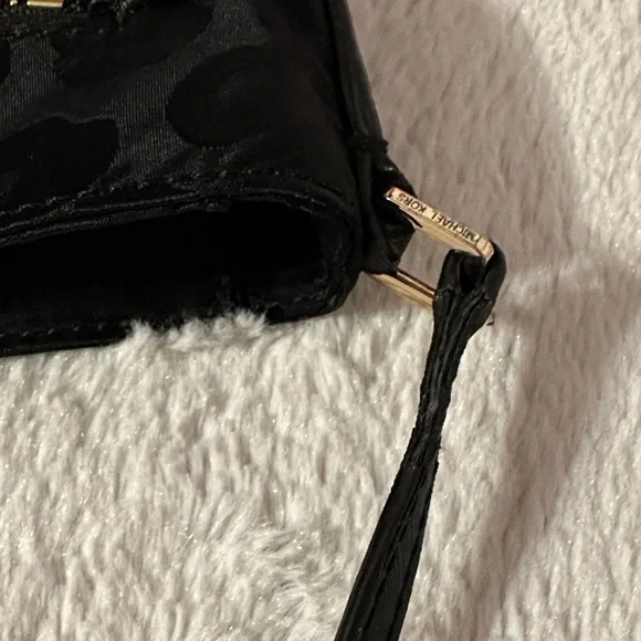 Michael Kors Black Nylon Animal Print Crossbody Bag - Picture 12 of 14